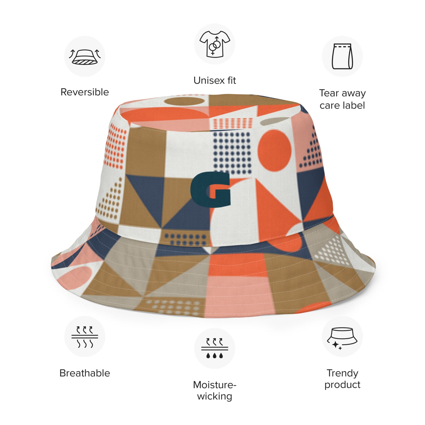 G Classics Fresh Print Reversible bucket hat