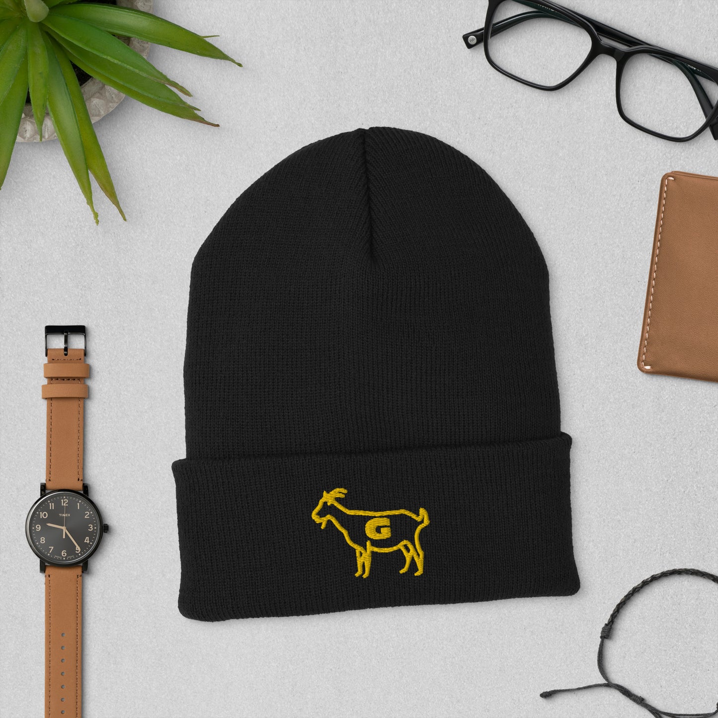 G Classics Gold Cuffed Beanie