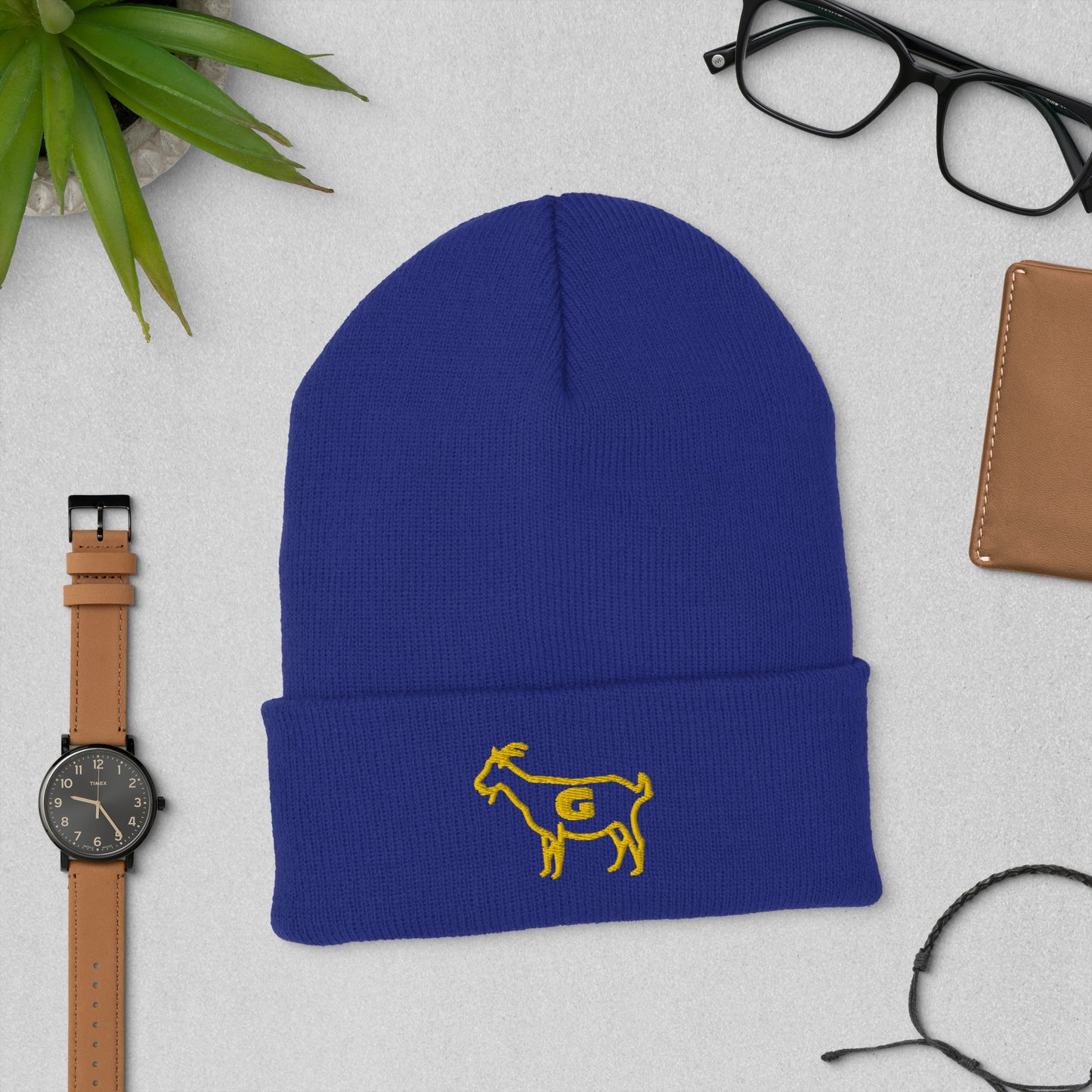 G Classics Gold Cuffed Beanie