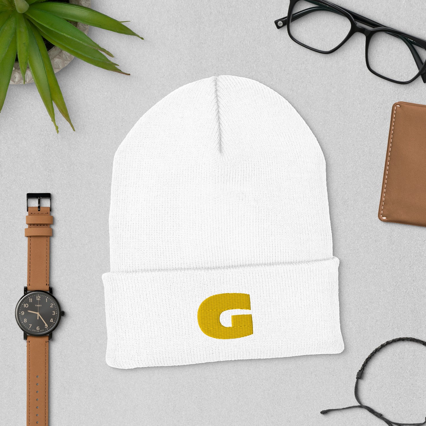 G Classics Gold Cuffed Beanie