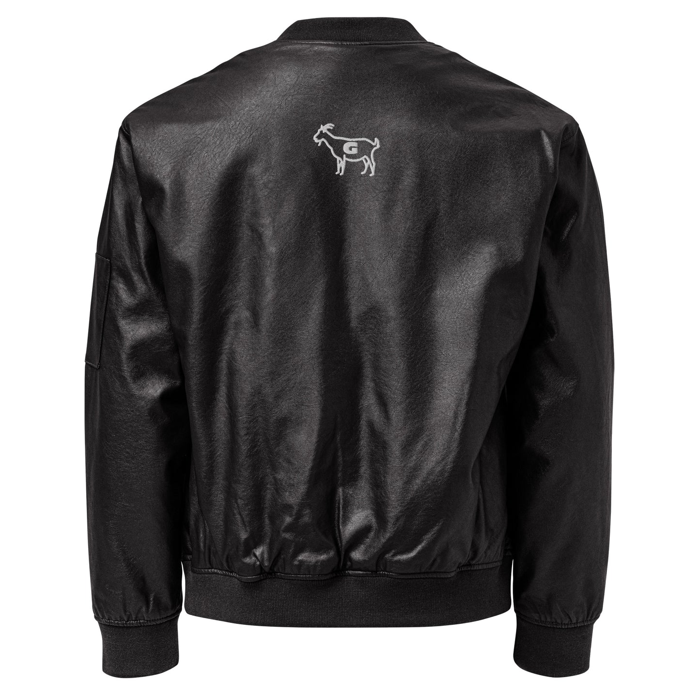 G Leather Unisex Bomber Jacket