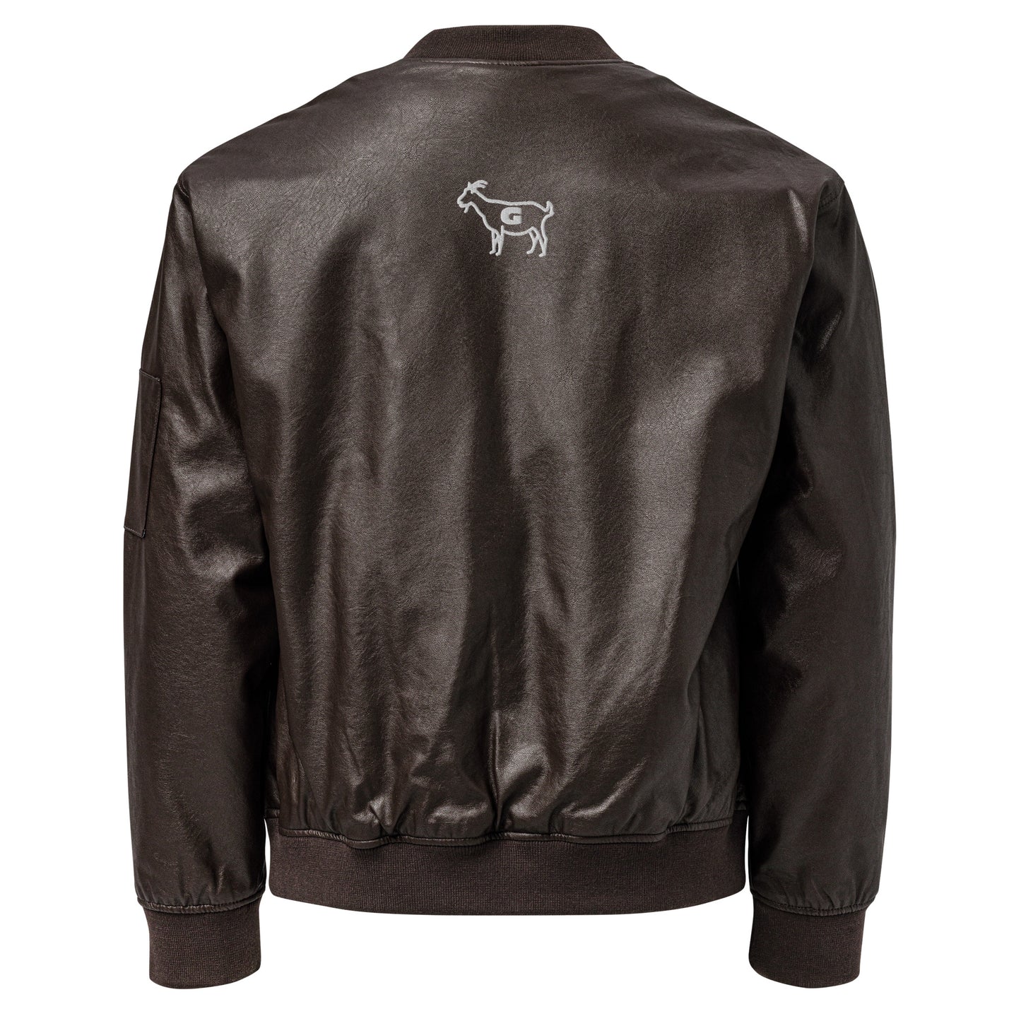 G Leather Unisex Bomber Jacket