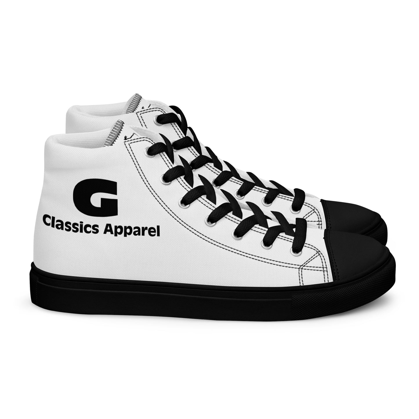 G Classics Men’s Blk High top canvas shoes