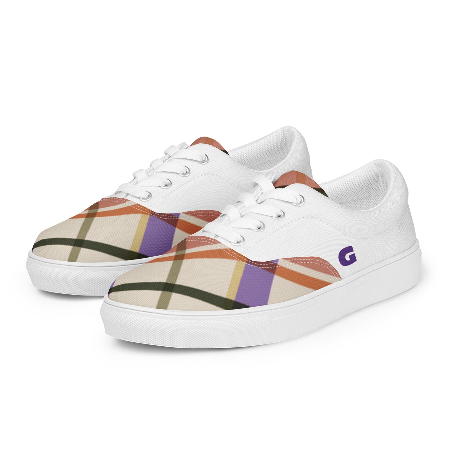 G Classics Men’s Purp Lace-Up Canvas Shoes