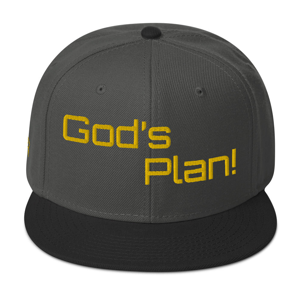 G Classics Gold God”s Plan Snapback Hat