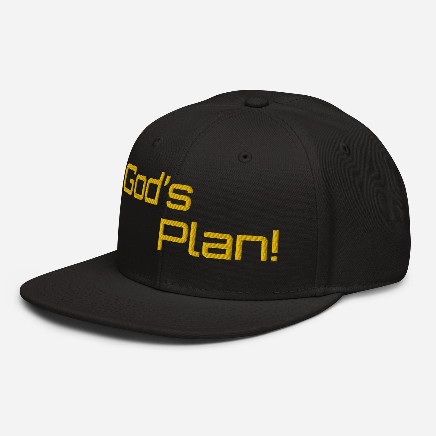 G Classics Gold God”s Plan Snapback Hat