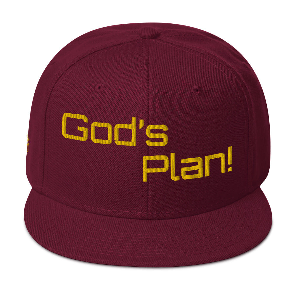 G Classics Gold God”s Plan Snapback Hat