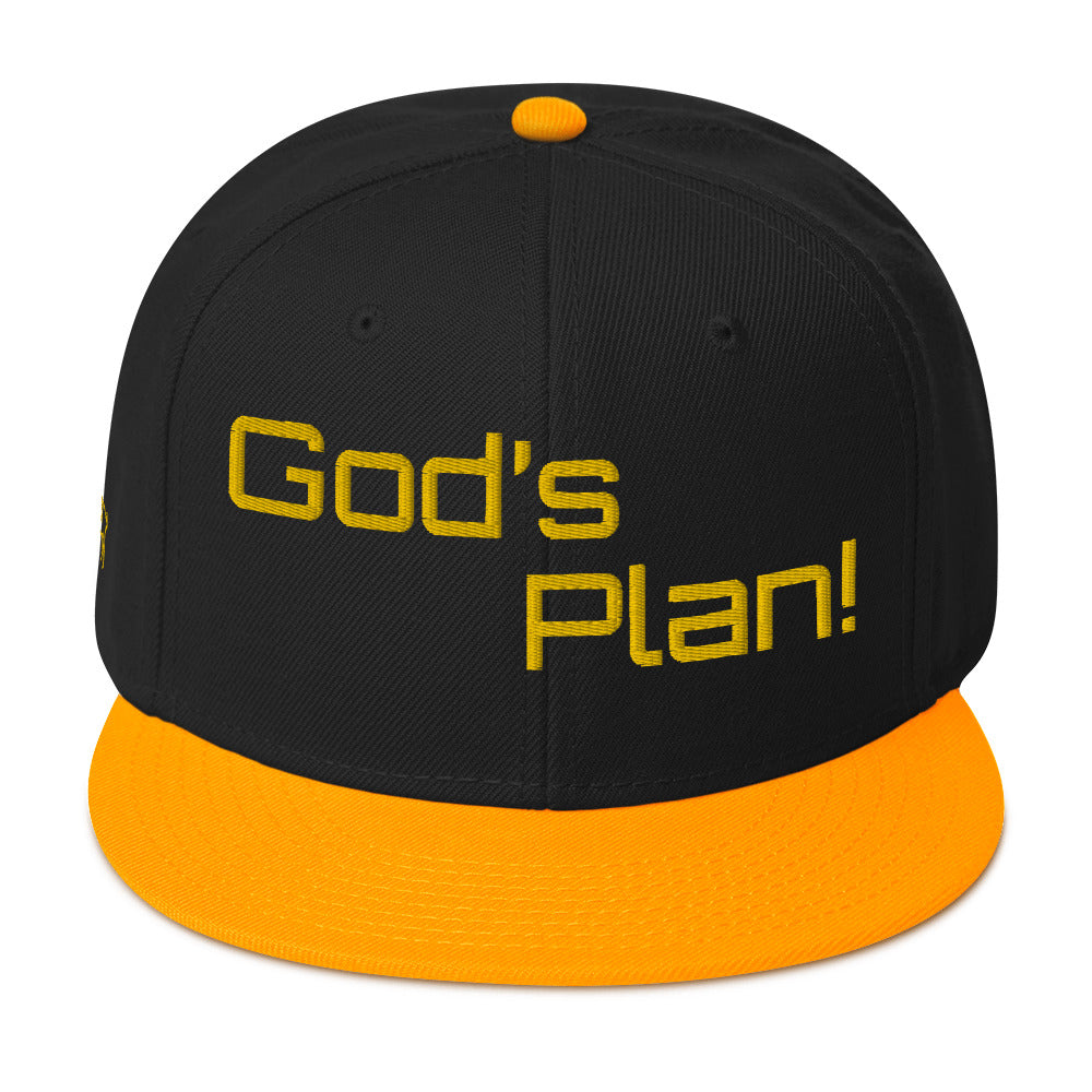 G Classics Gold God”s Plan Snapback Hat