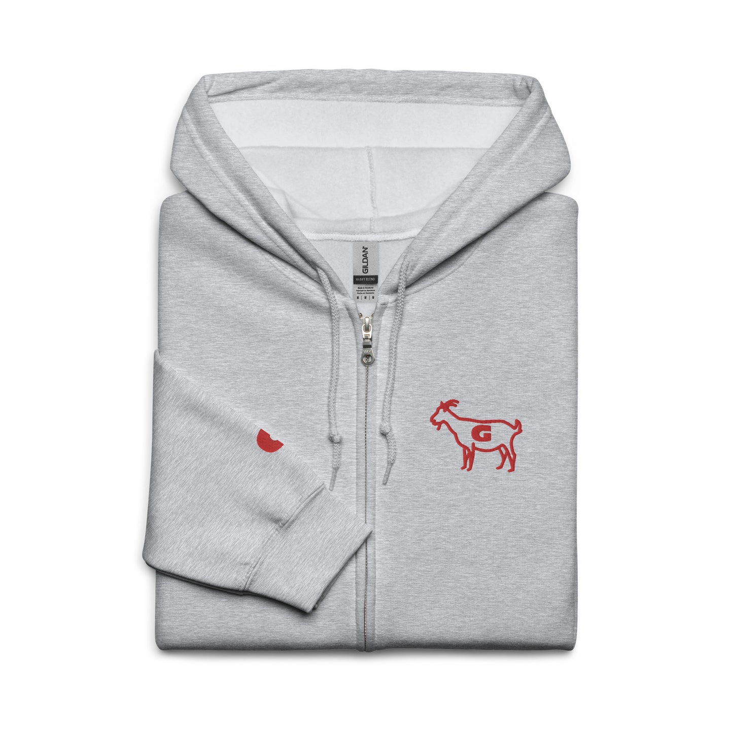 G Classics G Red Unisex heavy blend zip hoodie