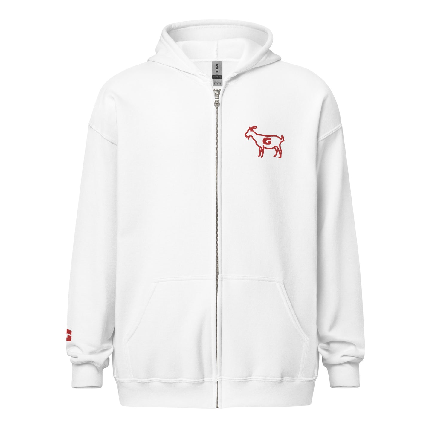 G Classics G Red Unisex heavy blend zip hoodie