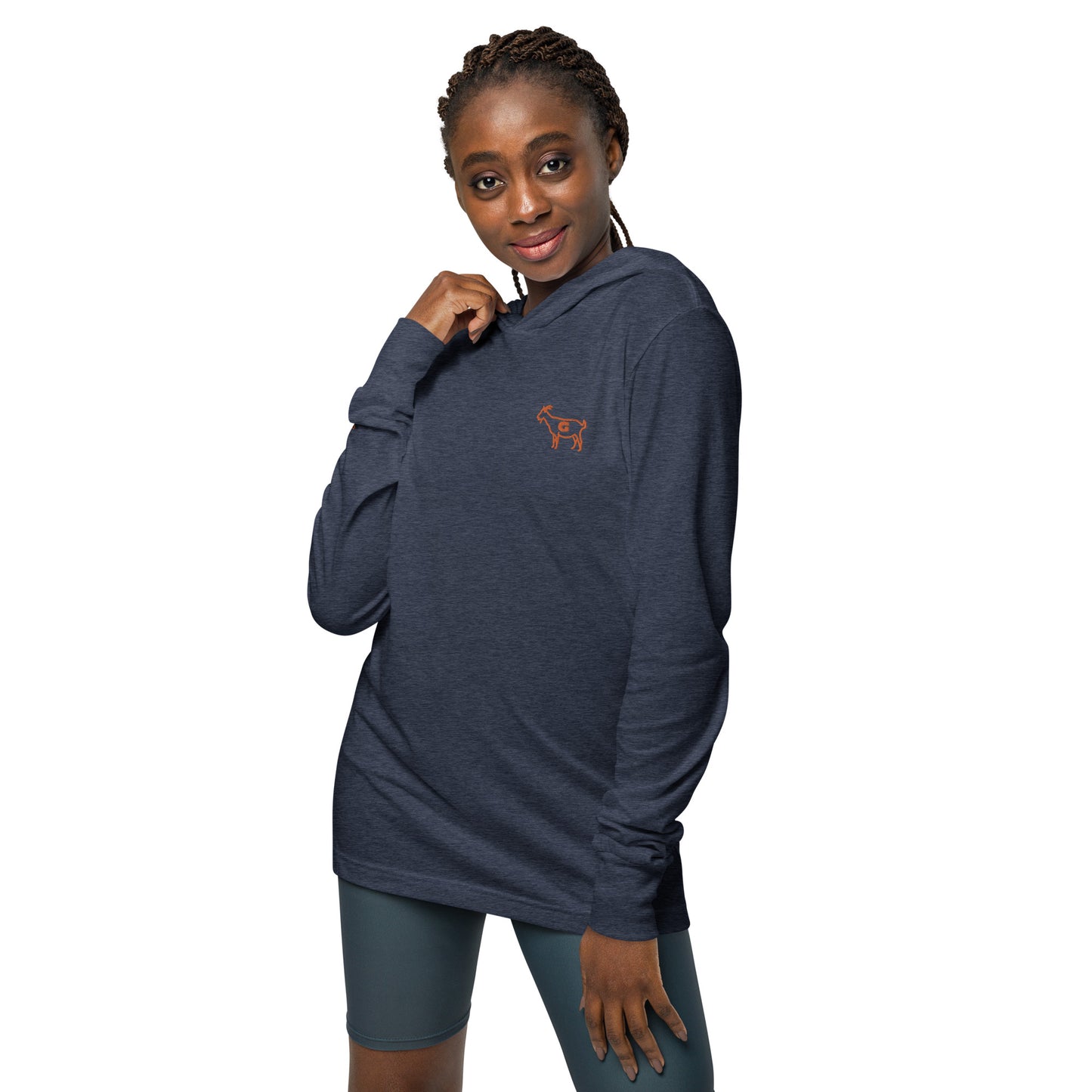 G Classics Atx Orange Hooded long-sleeve tee