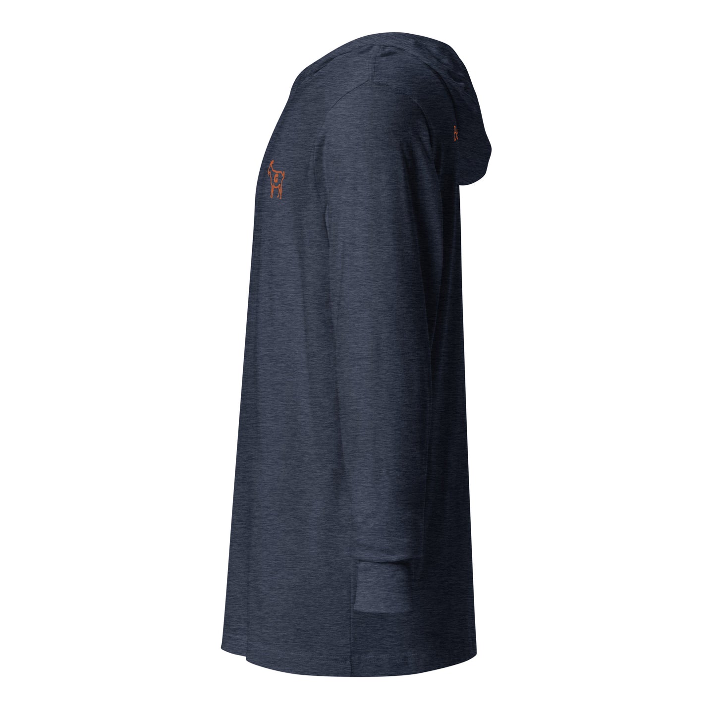 G Classics Atx Orange Hooded long-sleeve tee