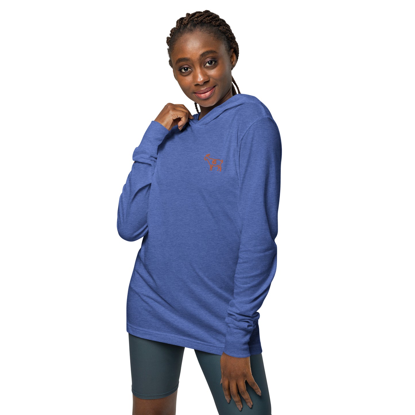 G Classics Atx Orange Hooded long-sleeve tee