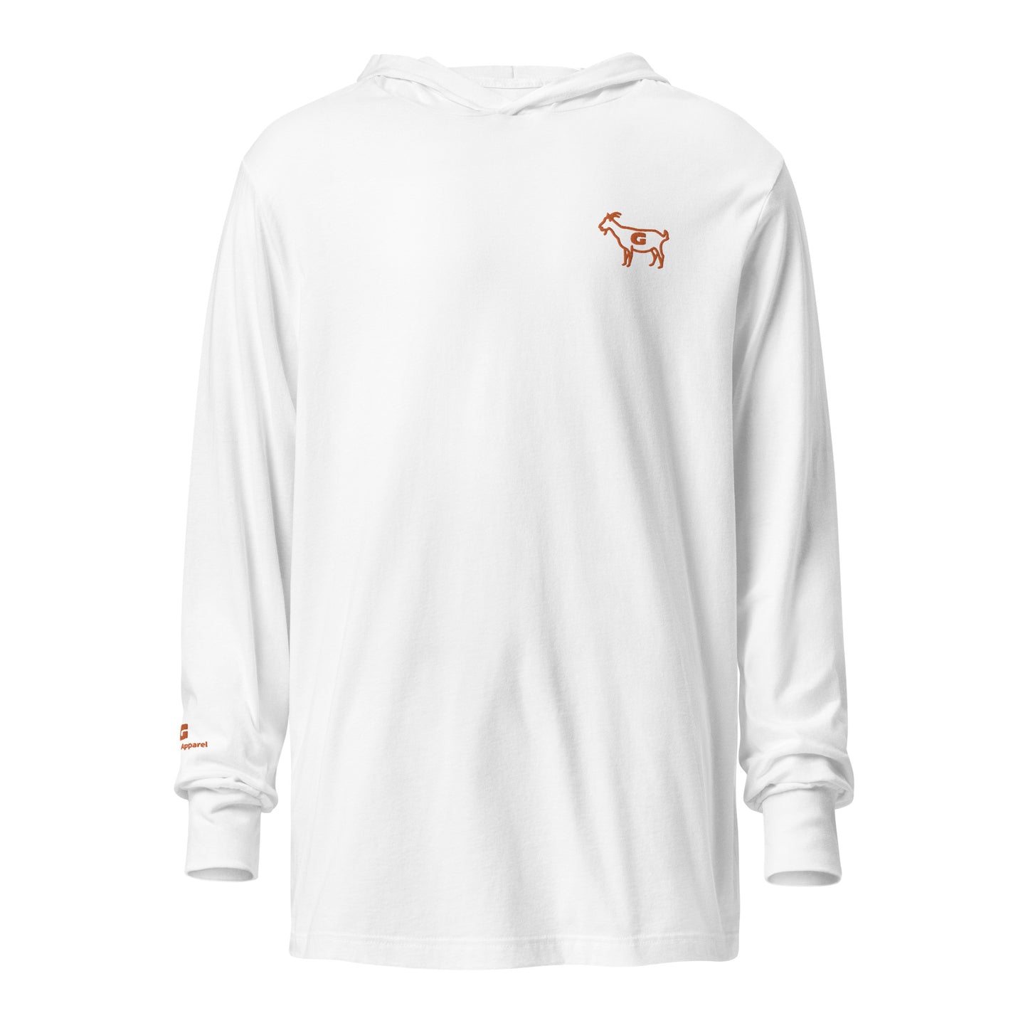 G Classics Atx Orange Hooded long-sleeve tee